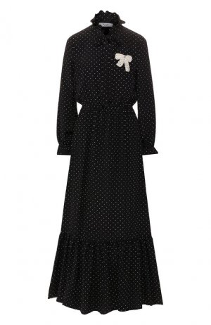 Шелковое платье Weill. Цвет: черный
