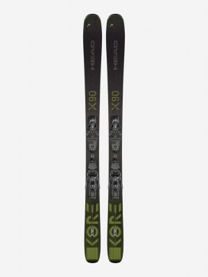 Горные лыжи Kore X + крепления PRW 11 GW, Черный Head. Цвет: черный