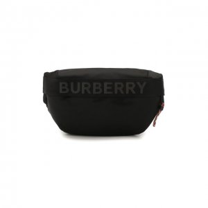 Текстильная поясная сумка Burberry. Цвет: чёрный