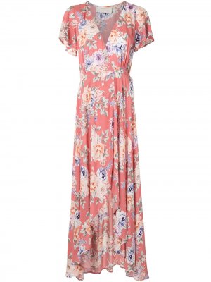 Платье Pascal Muse с запахом и цветочным принтом AUGUSTE. Цвет: розовый