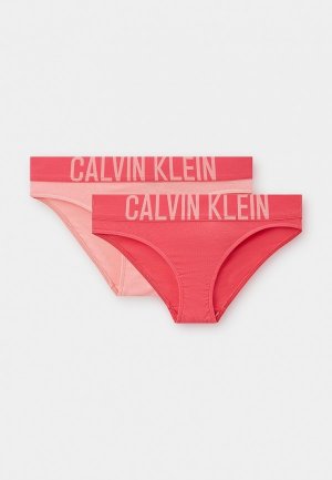 Трусы 2 шт. Calvin Klein. Цвет: розовый