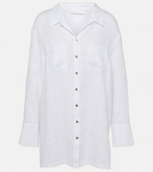 Белая льняная рубашка , белый Heidi Klein