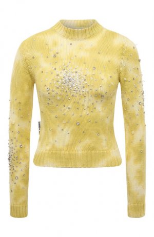 Шерстяной свитер Des_Phemmes. Цвет: жёлтый