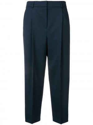 Укороченные брюки Calvin Klein. Цвет: синий