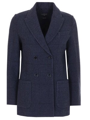 Пиджак шерстяной CIRCOLO 1901. Цвет: синий