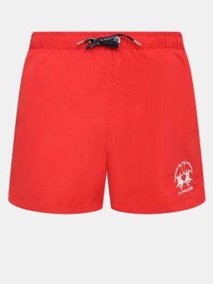 Плавательные шорты LA MARTINA. Цвет: красный