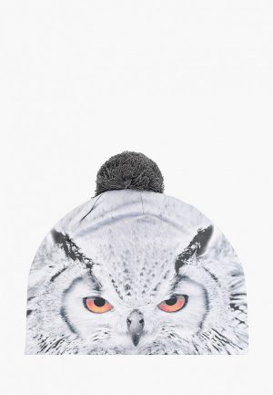 Шапка Hauer WITE OWL. Цвет: серый