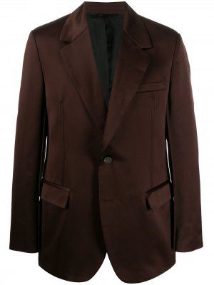 Пиджак с карманами Acne Studios. Цвет: коричневый