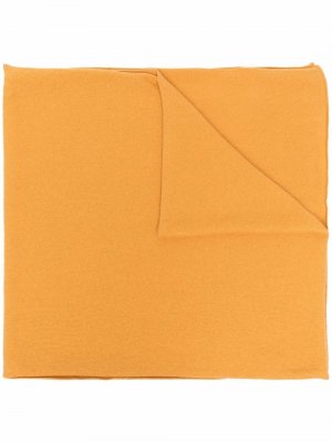 Кашемировый шарф тонкой вязки Fedeli. Цвет: желтый