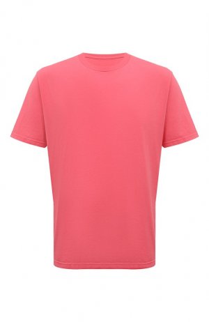 Хлопковая футболка Pence. Цвет: розовый