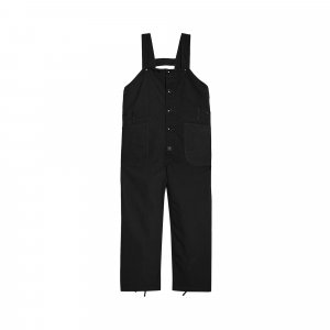 Комбинезон из плоского твила , черный, плотностью 6,5 унции Engineered Garments