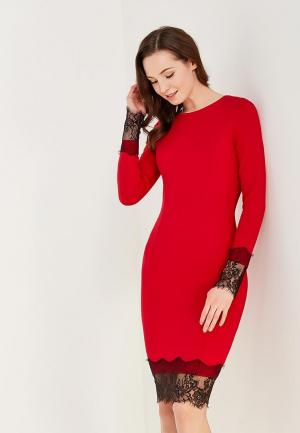 Платье Zerkala. Цвет: красный