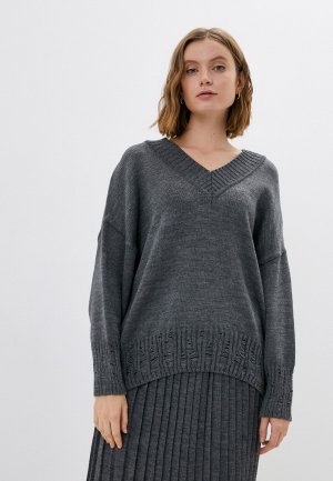 Пуловер B.L.E.S. Malva. Цвет: серый