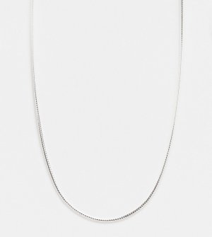 Серебряное ожерелье-цепочка -Серебристый Kingsley Ryan Curve