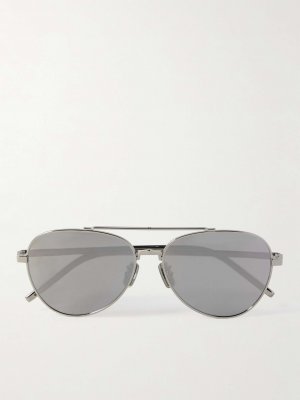 Серебристые солнцезащитные очки GV Speed в стиле авиаторов, серебро Givenchy
