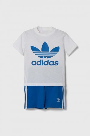 Adidas Originals Хлопковый комплект для малышей, синий