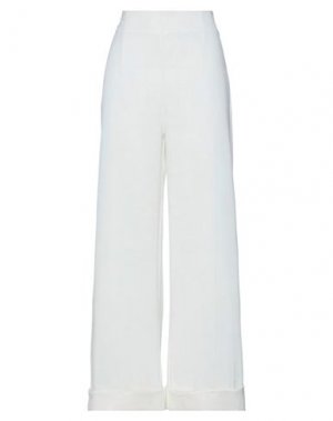 Повседневные брюки CROCHÈ. Цвет: белый