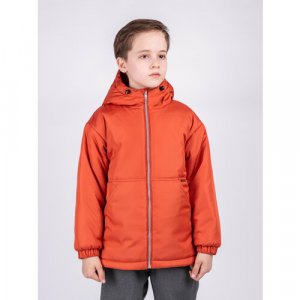 Куртка , размер 140-72-66, коричневый, оранжевый KAYSAROW. Цвет: коричневый/оранжевый/красный
