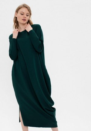 Платье Bornsoon. Цвет: зеленый