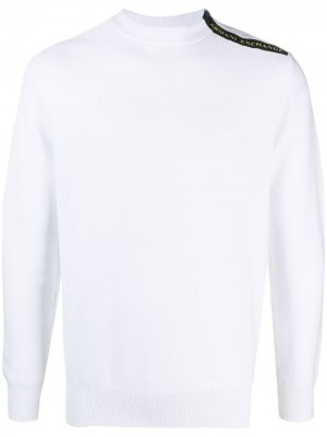 Пуловер с логотипом Armani Exchange. Цвет: белый