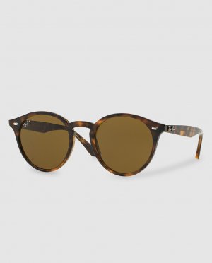 Круглые коричневые солнцезащитные очки , коричневый Ray-Ban