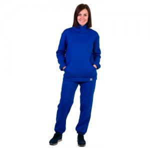 TW21-0544040602 Спортивные брюки с начесом для взрослых, синий (42) TUOT. Цвет: синий