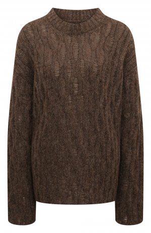 Шерстяной свитер Uma Wang. Цвет: коричневый