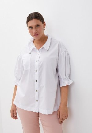 Блуза Intikoma. Цвет: белый