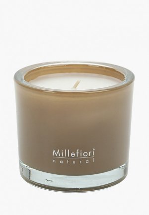 Свеча ароматическая Millefiori Milano Благовония и белое дерево /Incense & blond woods. Цвет: бежевый