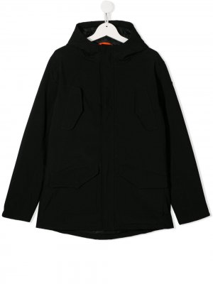 Пальто с капюшоном Ciesse Piumini Junior. Цвет: черный