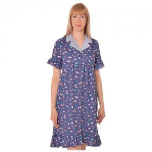 Платье , размер 158,164-104-110, синий Купалинка. Цвет: синий
