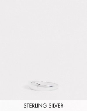 Серебряное кольцо с суженным дизайном -Серебряный Kingsley Ryan