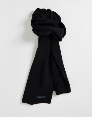 Черный шарф -Черный цвет Jack & Jones