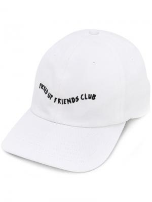 Бейсболка Friends Club Local Authority. Цвет: белый