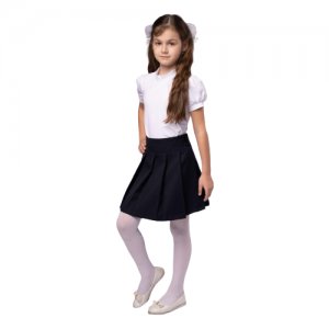 Школьная юбка , размер 32, черный Мануфактурная лавка