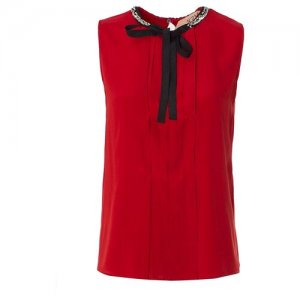 Блуза , размер 44, красный N° 21. Цвет: красный