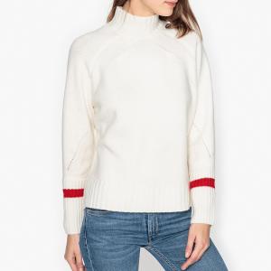 Пуловер из 100% шерсти DANY BERENICE. Цвет: экрю