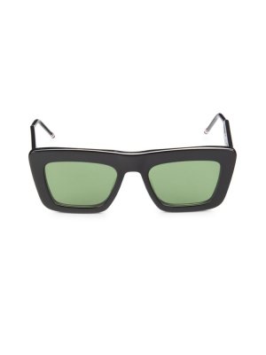 Квадратные солнцезащитные очки 52 мм , черный Thom Browne