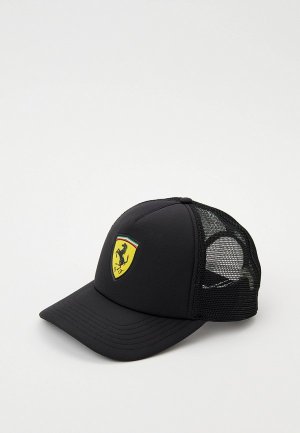 Бейсболка PUMA Ferrari Race Trucker Cap. Цвет: черный