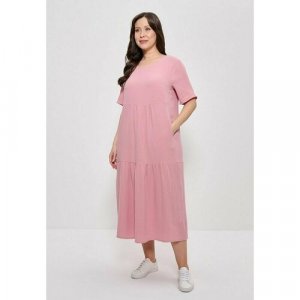 Платье , размер 54, розовый CLEO. Цвет: розовый