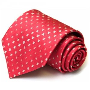 Красный галстук в мелкий рисунок 58370 Celine. Цвет: красный