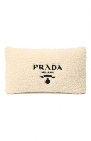 Декоративная подушка Prada. Цвет: кремовый