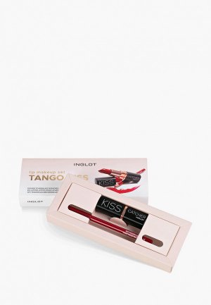 Набор для макияжа губ Inglot Lip makeup set tango kiss (Kiss catcher 905 + Soft precision lipliner 58) 4,5 г 1,13. Цвет: красный