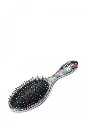 Расческа Wet Brush для спутанных волос калавера, (фиолетово-розовая). Цвет: белый