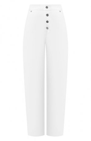 Хлопковые брюки MRZ. Цвет: белый