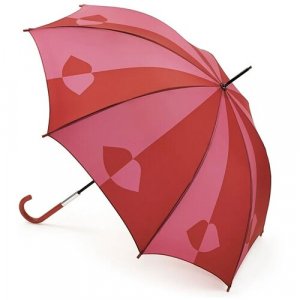 Зонт-трость , мультиколор FULTON. Цвет: красный/розовый