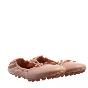 Лоферы ballerinas bubble in leather Tod'S, розовый Tod's