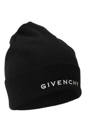 Шерстяная шапка Givenchy. Цвет: чёрный