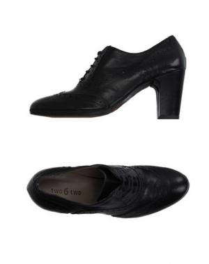 Обувь на шнурках TWO 6 SHOES. Цвет: черный