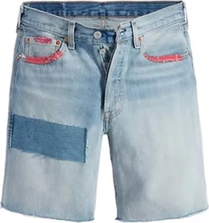 Джинсовые шорты мужские Men 501 Original Shorts синие 34 Levis. Цвет: синий